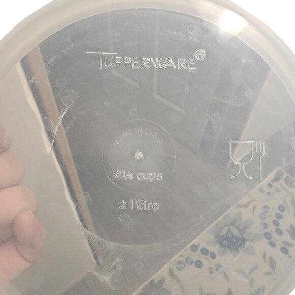 Tupperware Round Storage Bowl Set With Lids 1.5L & 1L Capacity BPA-Free Plastic - Picture 5 of 5